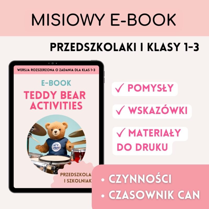 E-BOOK Teddy Bear Activities - przedszkolaki i szkolniaki