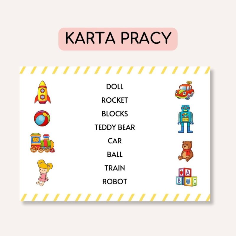 Toys Pack PDF Teachers' Town by Kasia Dusza